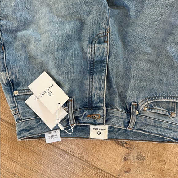 Anine Bing Fritz Jeans Baltic Blue NWT 27 - Picture 7 of 9